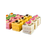 Petit fours met decoratie
