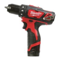 Milwaukee M12 BDD-202X 12V Subcompact Boormachine | 2x 2,0 Ah Accu&apos;s + lader | HD Box - 4933446040