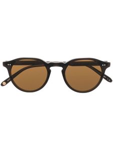 Garrett Leight lunettes de soleil Royce à monture ronde - Marron