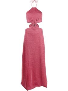 Oséree robe longue Lumièrie à découpes - Rose