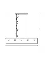 Besselink licht F611125-21 plafondverlichting Zwart E27 LED A - thumbnail