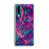 Pink Clouds: Huawei P30 Transparant Hoesje