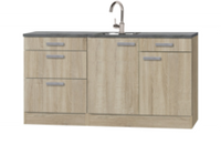 KItchenette 150cm met spoelbak RAI-3010 - thumbnail