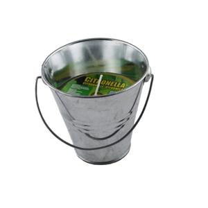 Basic Citronellakaars in metalen emmer 9 cm