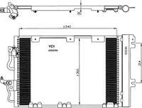 Condensor, airconditioning 35556