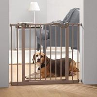 Savic Dog barrier afsluithek met kleine deur grijs - thumbnail