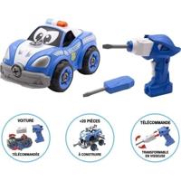 Afstandsbediening auto - TOOKO - BOUW MIJN RC POLITIEAUTO - Volg-mij technologie - Vanaf 2 jaar