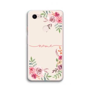 Rozen: Google Pixel 3 XL Transparant Hoesje