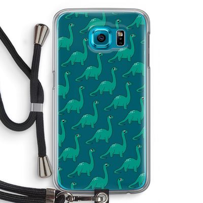 Diplodocus: Samsung Galaxy S6 Transparant Hoesje met koord