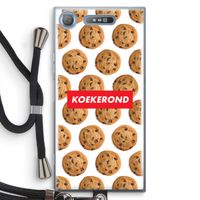 Koekerond: Sony Xperia XZ1 Transparant Hoesje met koord