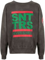 SAINT MXXXXXX sweat à logo imprimé - Gris