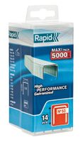 Rapid Nieten 14mm Type 53 Gegalvaniseerd, Kunststofbox 5000st Lengte 14mm