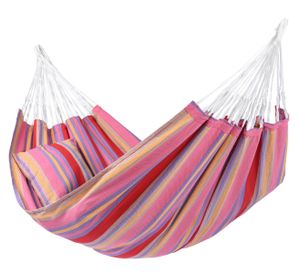'Trinidad' Cali Tweepersoons Hangmat - 180 kg - Roze - Brazilië - Tropilex