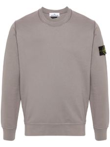 Stone Island sweat Compass en coton - Gris