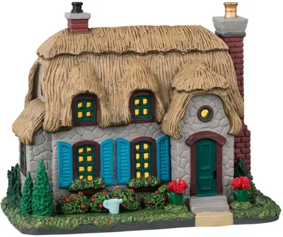 Lemax abigail&apos;s cottage verlicht kersthuisje Caddington Village 2024