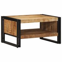 Salontafel 70x50x38 cm massief ruw mangohout