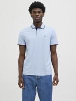Jack - Jones Jjepaulos Polo Ss Noos 12136668 Poloshirts Chambray Blue Play
