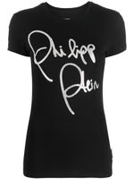 Philipp Plein t-shirt à logo imprimé - Noir