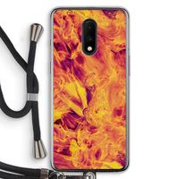 Eternal Fire: OnePlus 7 Transparant Hoesje met koord