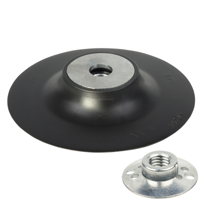 Wolfcraft Steunschijf | Flensmoer | M14 | Ø115mm | 1 stuk - 2450000