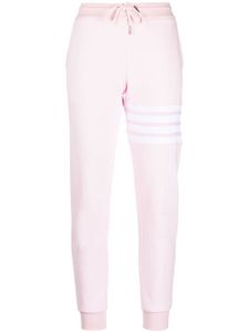 Thom Browne pantalon de jogging fuselé à détail 4 bandes signature - Rose