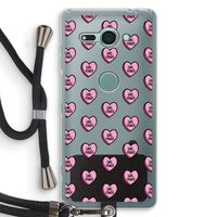 GIRL POWER: Sony Xperia XZ2 Compact Transparant Hoesje met koord