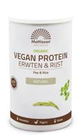 Mattisson Vegan protein erwten & rijst naturel bio