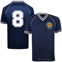 Schotland Retro Voetbalshirt WK 1982 + Nummer 8 (Dalglish)