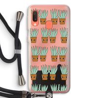 Sansevieria: Samsung Galaxy A20e Transparant Hoesje met koord