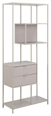 Bendt Wandrek 'Holger' Met 2 lades, 185 x 77cm, kleur Grijs