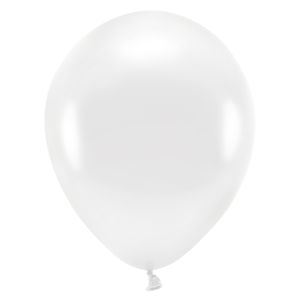 300x Witte ballonnen 26 cm eco/biologisch afbreekbaar
