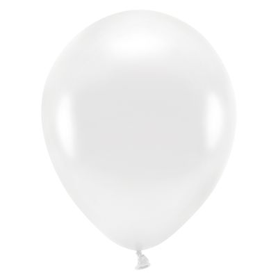 300x Witte ballonnen 26 cm eco/biologisch afbreekbaar