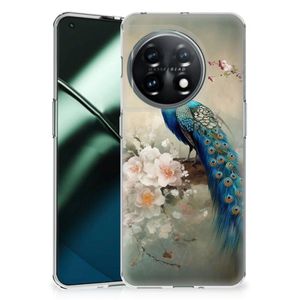 TPU Hoesje voor OnePlus 11 Vintage Pauwen