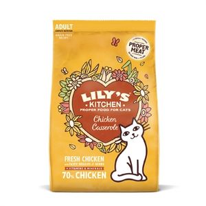 Lily's Kitchen Chicken Casserole Dry Food droogvoer voor kat 800 g Volwassen Kip, Aardappel