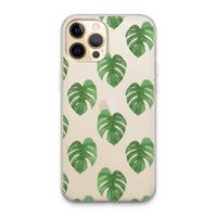 Monstera leaves: iPhone 13 Pro Max Transparant Hoesje