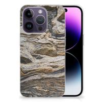 Apple iPhone 14 Pro | TPU | Siliconen hoesje | Steen Apple iPhone 14 Pro | TPU | Siliconen hoesje | Steen
