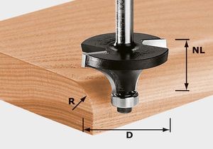 Festool Accessoires HW S8 D25,5/R6,35 KL Afrondfrees | 491013 - 491013