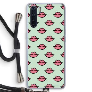 Lipjes: Oppo A91 Transparant Hoesje met koord