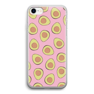 Dancing avocados: iPhone SE 2020 Transparant Hoesje