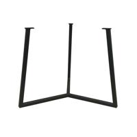 Stalen salononderstel zwart rond ø 55 cm en hoogte 41 cm (2 x 2 cm)