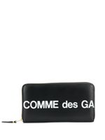 Comme Des Garçons Wallet portefeuille rectangulaire zippé - Noir - thumbnail