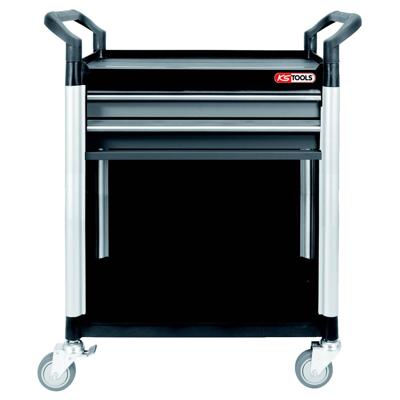 KS Tools 800.0031 Servicewagen Kunststof Kleur (specifiek): Zwart-zilver