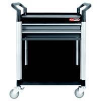 KS Tools 800.0031 Servicewagen Kunststof Kleur (specifiek): Zwart-zilver