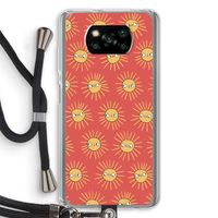 Zon: Xiaomi Poco X3 NFC Transparant Hoesje met koord Zon: Xiaomi Poco X3 NFC Transparant Hoesje met koord