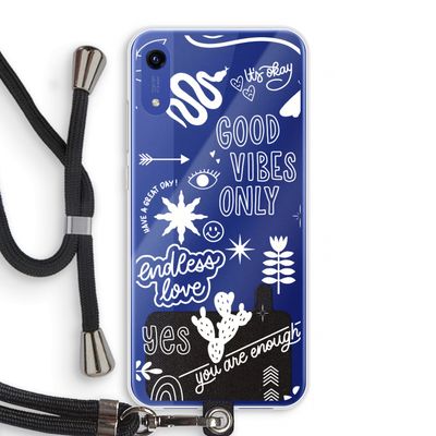 Good vibes: Honor Play 8A Transparant Hoesje met koord