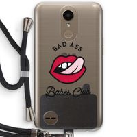 Badass Babes Club: LG K10 (2017) Transparant Hoesje met koord