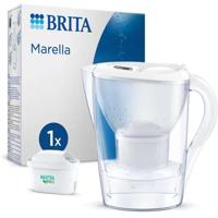 Brita Carafe Filter Marella Blanche (2.4L) omvatte 1 MaxTra Pro All-In-1 Cartridge