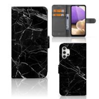 Samsung Galaxy A32 4G | Bookcase | Marmer Zwart - Origineel Cadeau Vader