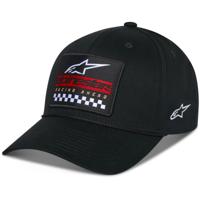 ALPINESTARS Matrix Snapback Hat, Petjes en mutsen voor de motorfietsrijder, Zwart