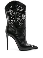 Le Silla bottines Eva Cowboy 120 mm - Noir